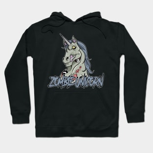 Zombie Unicorn Halloween Hoodie